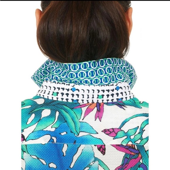 Robert Graham Shirt Women's Birds of Paradise Colorful Size XL - Picture 3 of 8